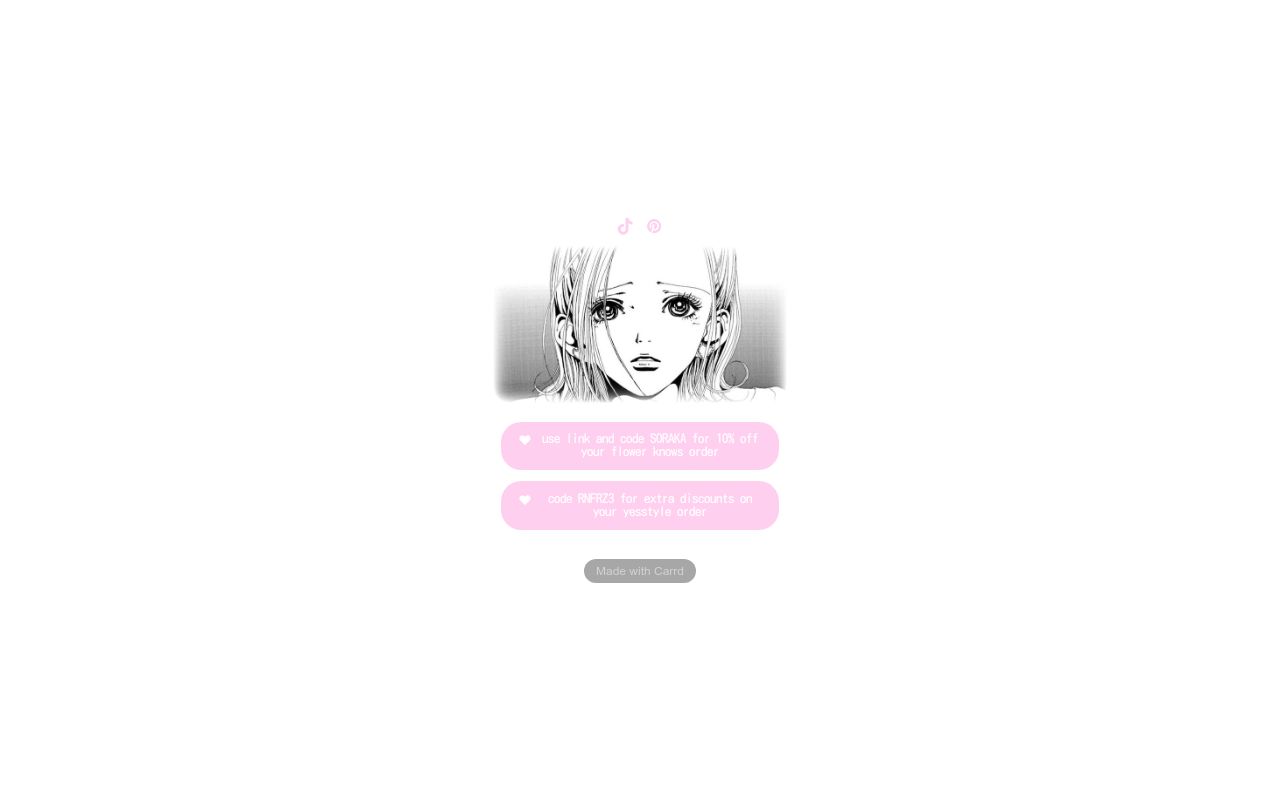 Carrd profile picture for @bum